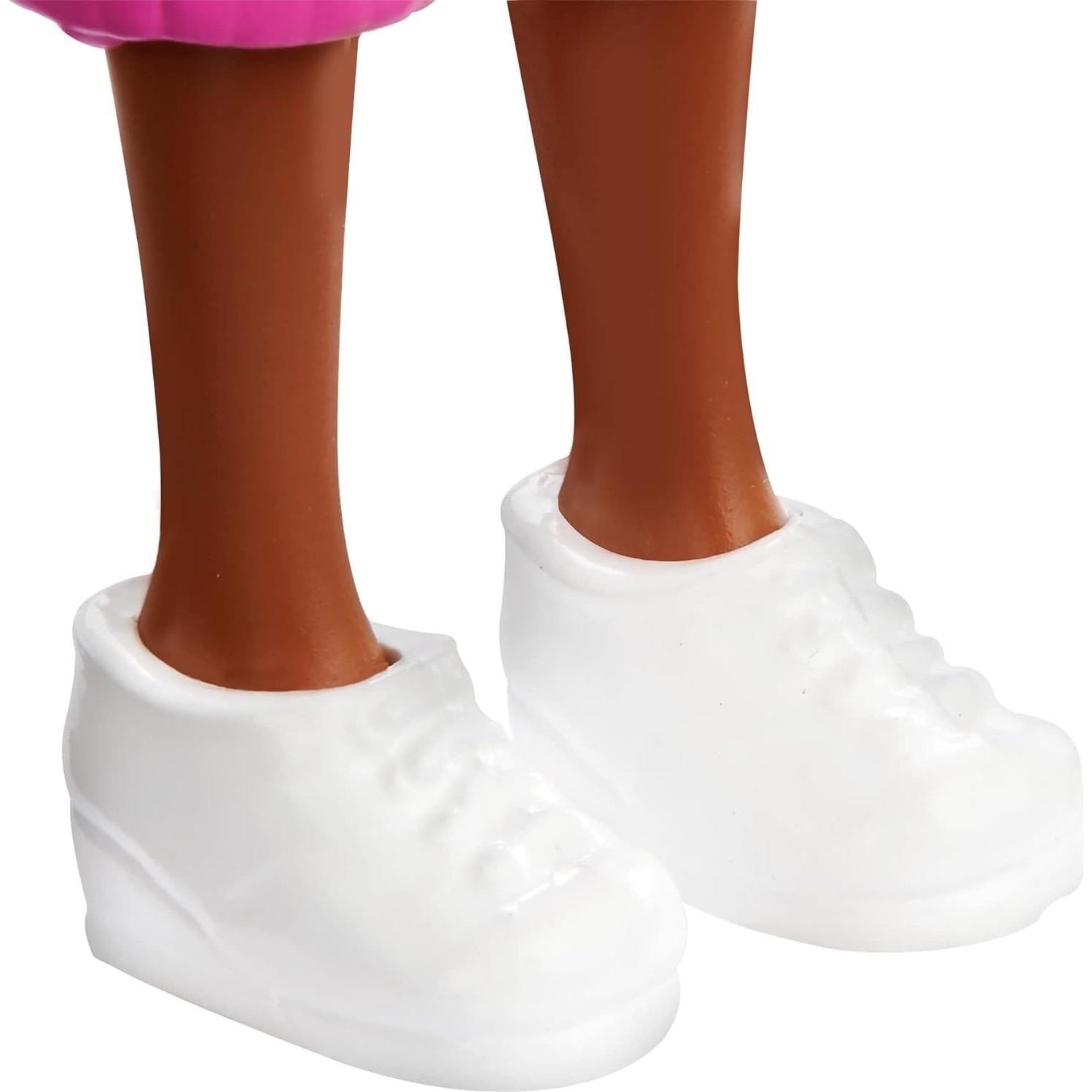 Muñeca Polly Pocket Shani con Sudadera de Gato y Clip Corazón