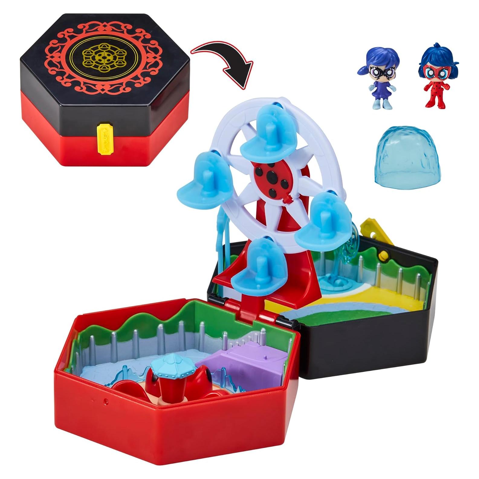 Conjunto de Juego Chibi Miraculous Playmates - Parque de Diversiones