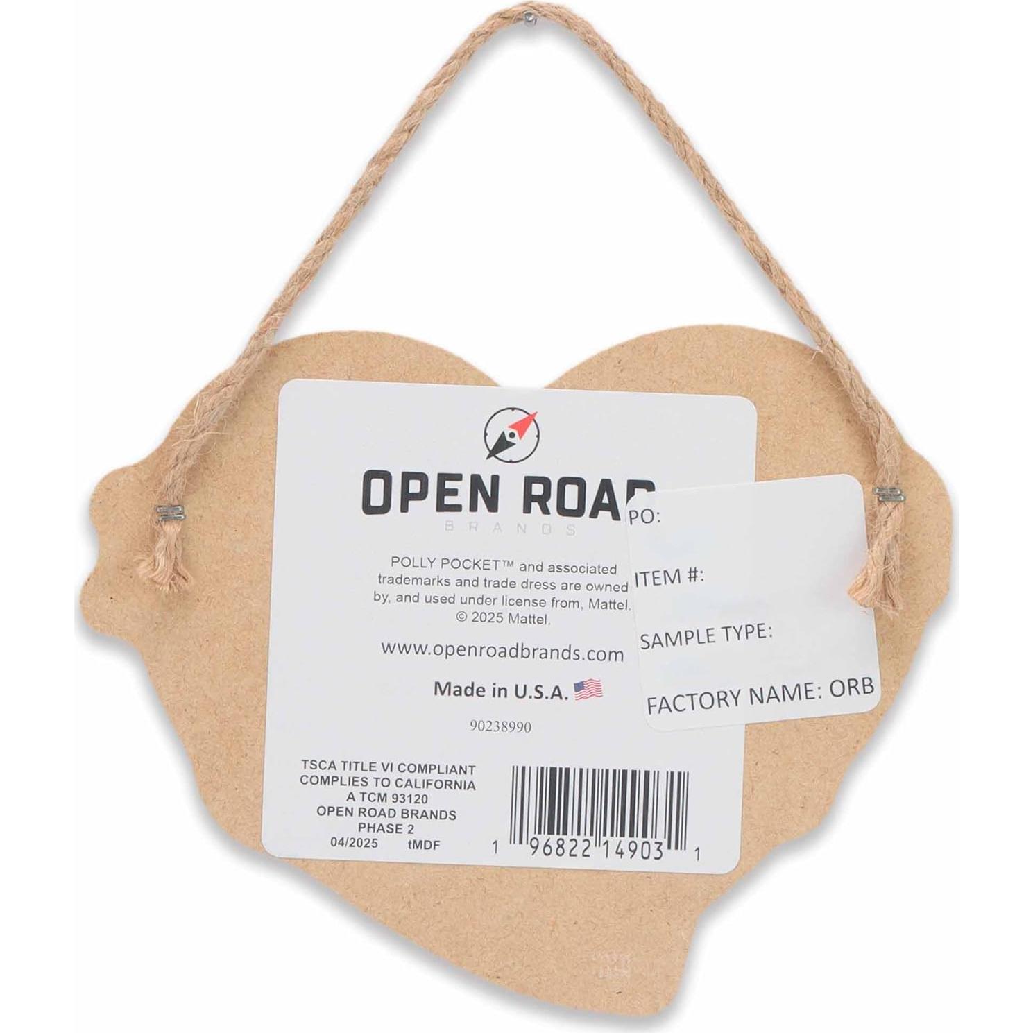 Cartel de Madera Polly Pocket Tiny Vibes - Decoración Pastel