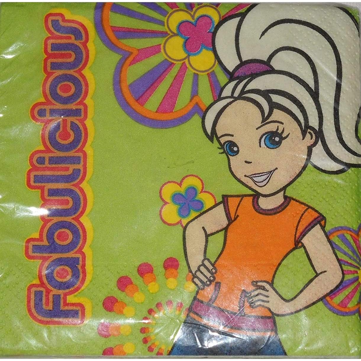 Suministros Fiesta Cumpleaños Polly Pocket 48 Servilletas