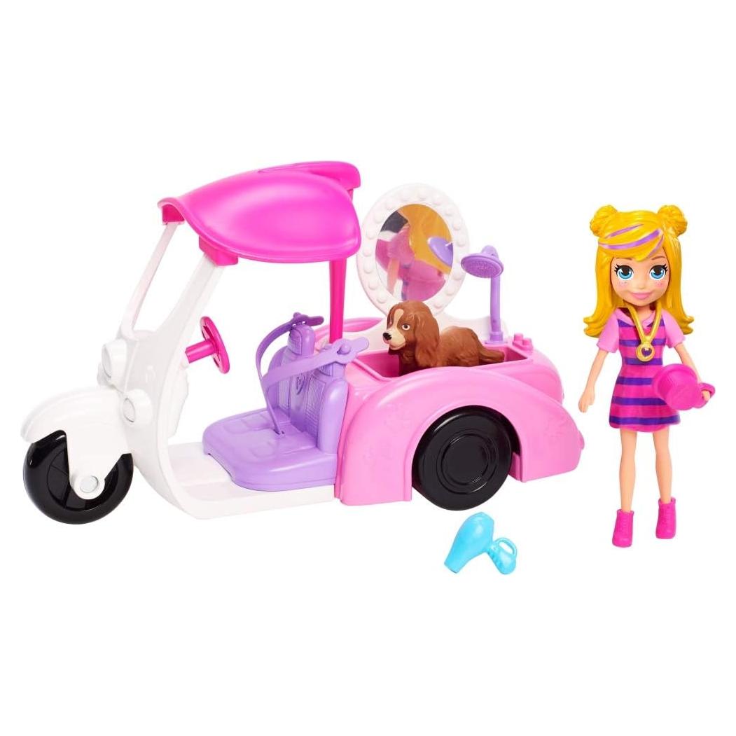Lavadora de Mascotas Polly Pocket Scrubadub Pup - Juguete