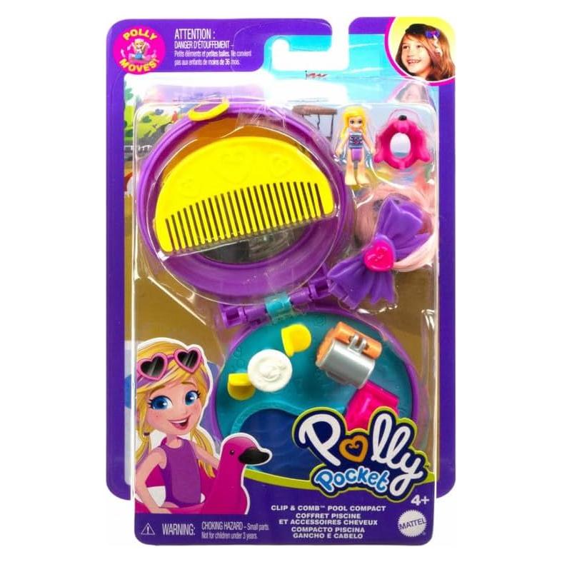 Set de juego Compacto de piscina Polly Pocket Mattel