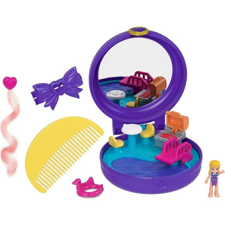 Set de juego Compacto de piscina Polly Pocket Mattel