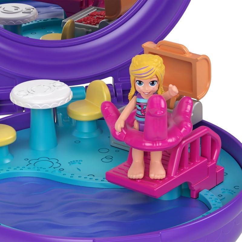 Set de juego Compacto de piscina Polly Pocket Mattel