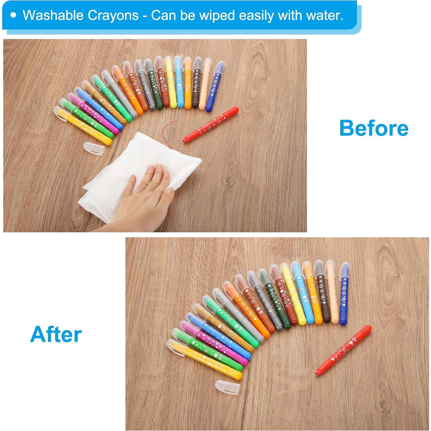 Crayones Acuarelables PATIKIL 6Pcs Tono Dorado