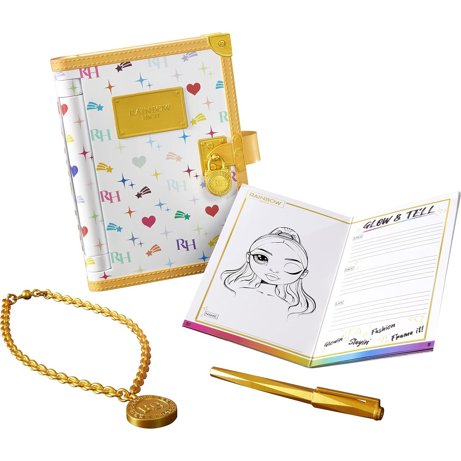 Diario Secreto Rainbow High con Cerradura y Bolígrafo - 6 a 12 Años