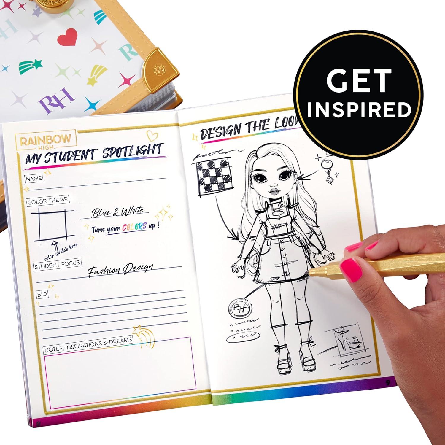 Diario Secreto Rainbow High con Cerradura y Bolígrafo - 6 a 12 Años