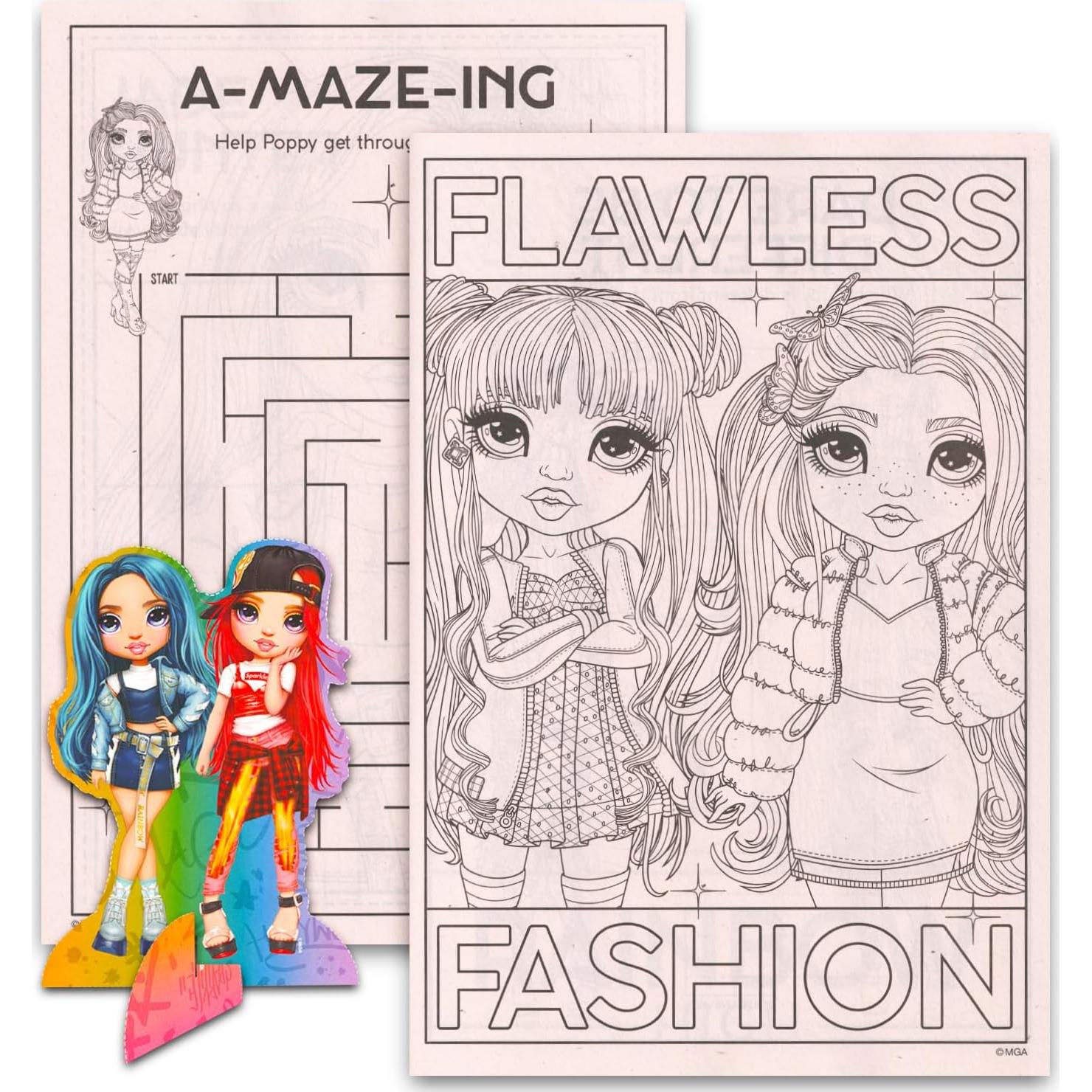 Libros de Actividades Jumbo Rainbow High - Paquete de 12