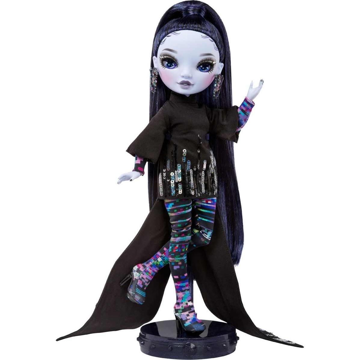 Muñeca de moda Reina Glitch Crowne Rainbow High - Morado