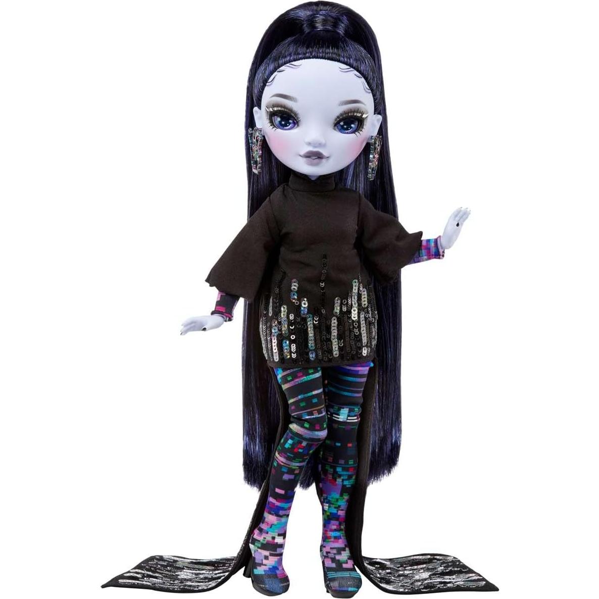 Muñeca de moda Reina Glitch Crowne Rainbow High - Morado