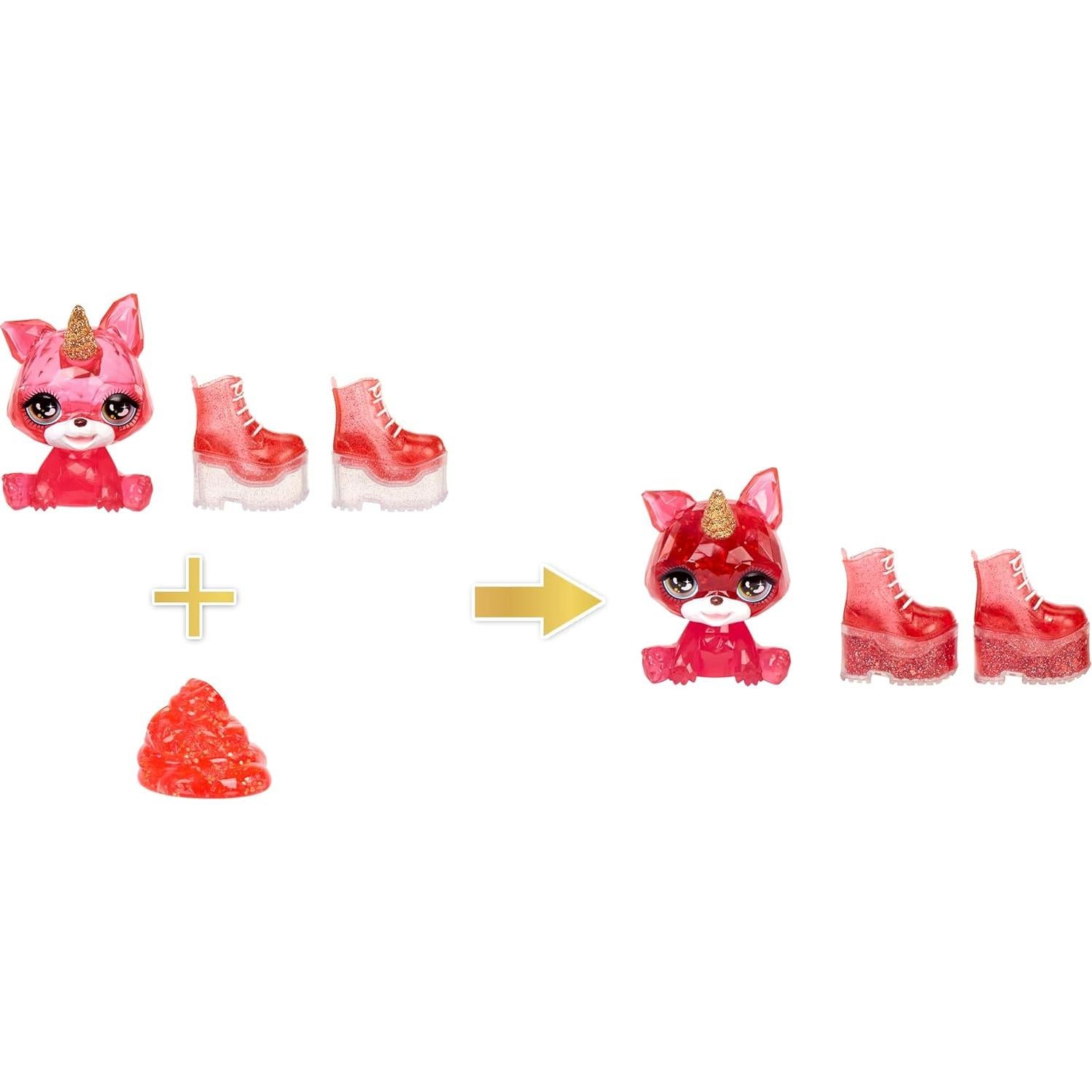 Muñeca Rainbow High Ruby con Slime y Mascota Mágica 28 cm