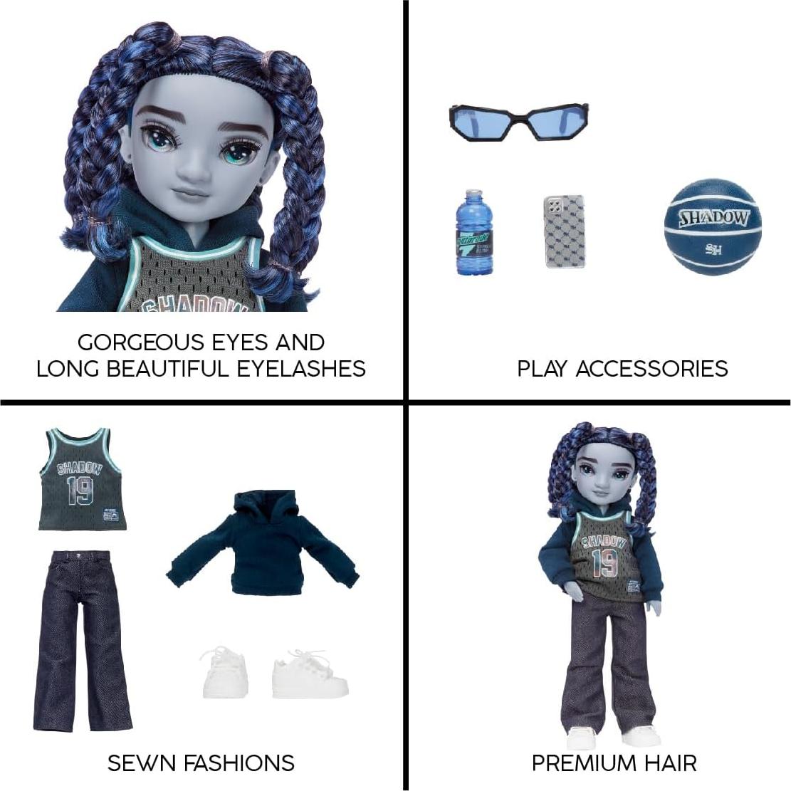 Muñeco de Moda Oliver Ocean Rainbow High - Azul - 10 Accesorios