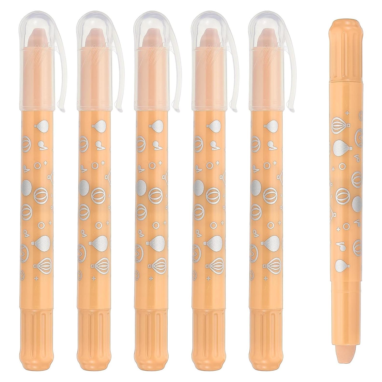 Crayones Acuarelables PATIKIL 6Pcs Beige Lavables