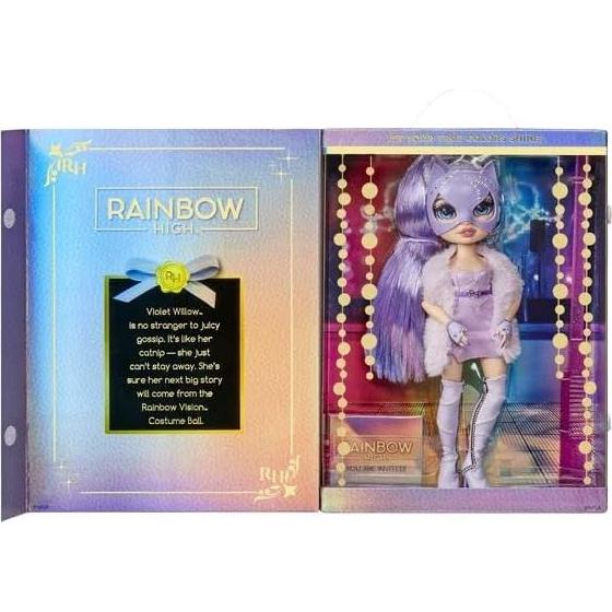 Muñeca de Moda Rainbow High Violet Willow 28 cm con Accesorios