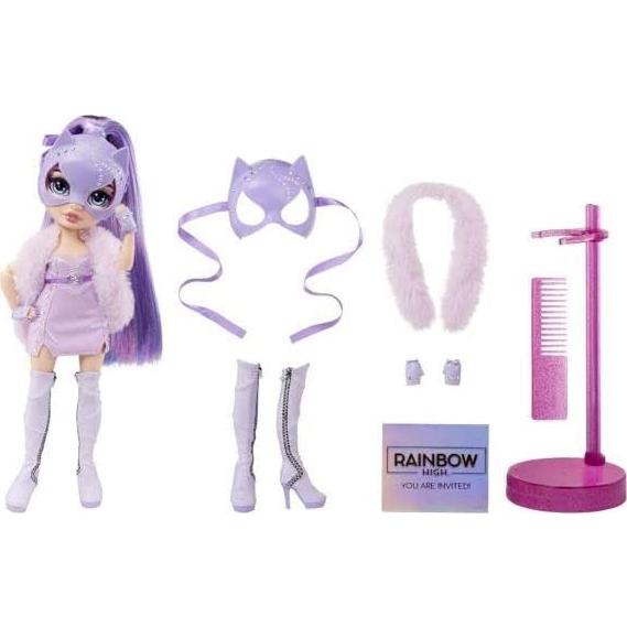 Muñeca de Moda Rainbow High Violet Willow 28 cm con Accesorios