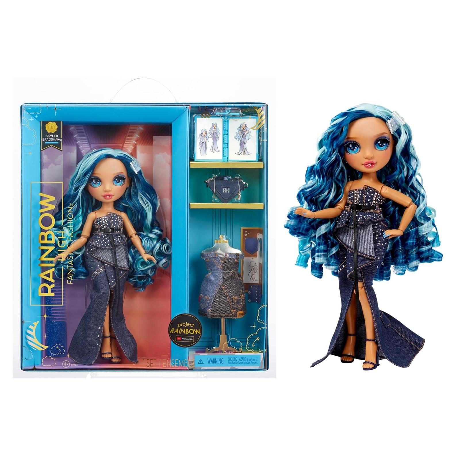 Muñeca Rainbow High Skyler Bradshaw 28 cm con 2 Conjuntos