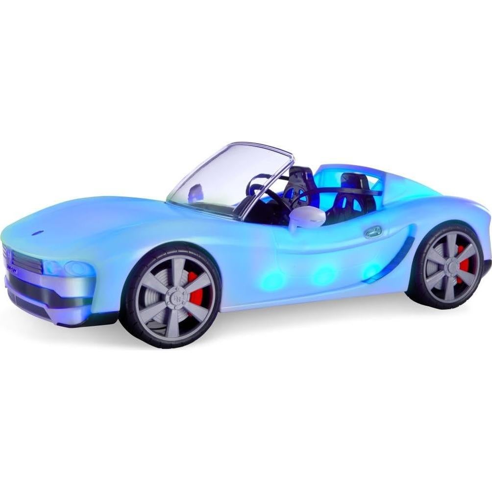 Coche Convertible Rainbow High 8-en-1 con Luces LED