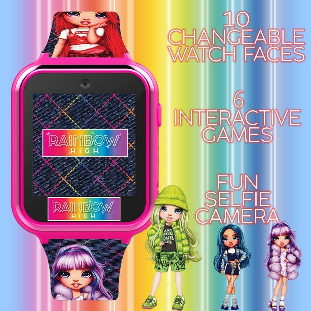 Reloj Inteligente para Niños Rainbow High con 10 Caras y Juegos