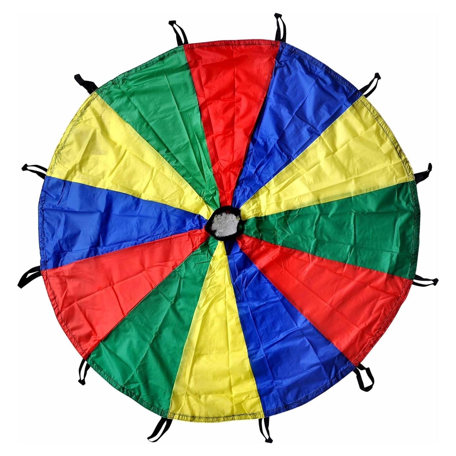 Paracaídas para Niños GSi 12 Pies Multicolor - Juguete Cooperativo