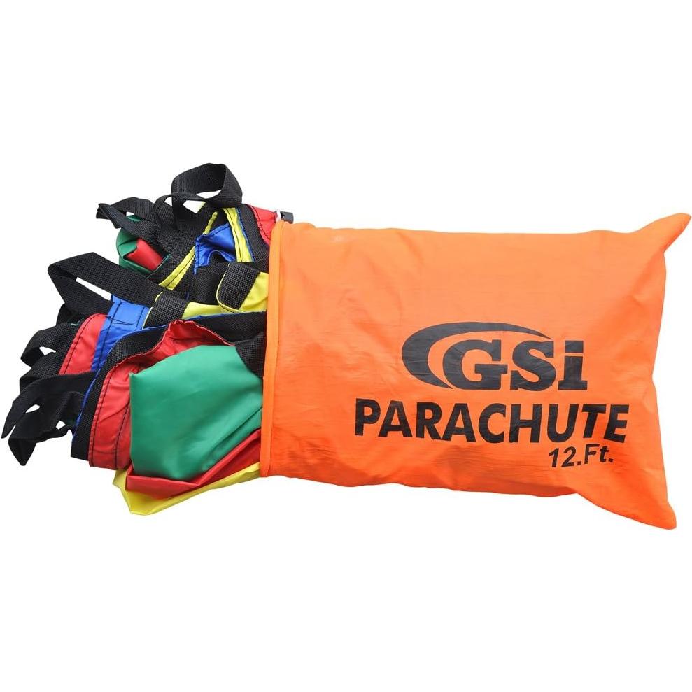 Paracaídas para Niños GSi 12 Pies Multicolor - Juguete Cooperativo
