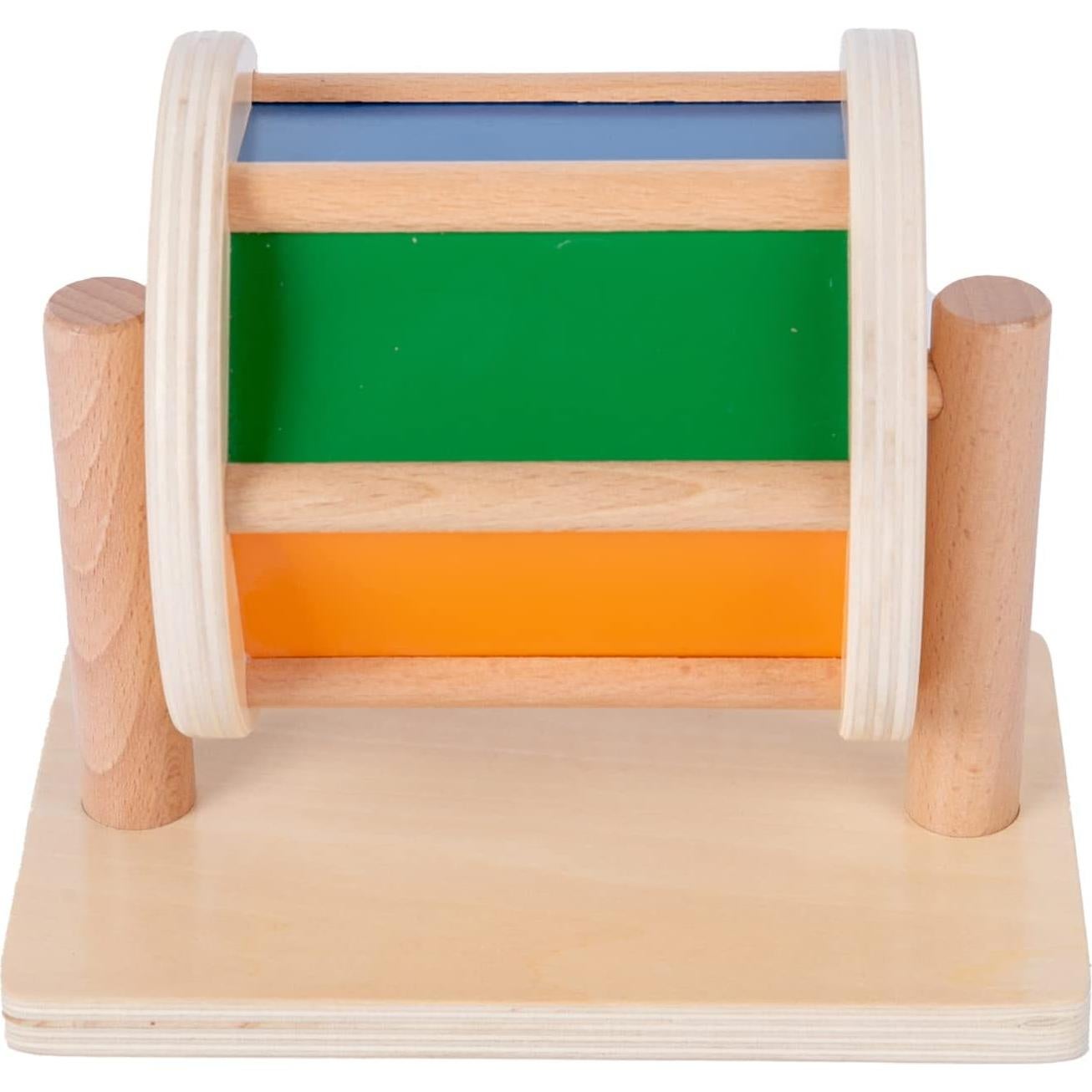 Kit de Juguetes Montessori Adena - Espejo, Tambor y Pelota 0.64 kg