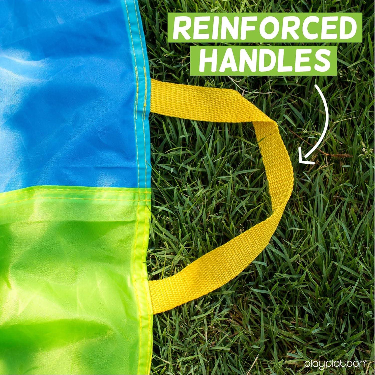 Paracaídas para Niños Play Platoon 4.88m con 12 Asas