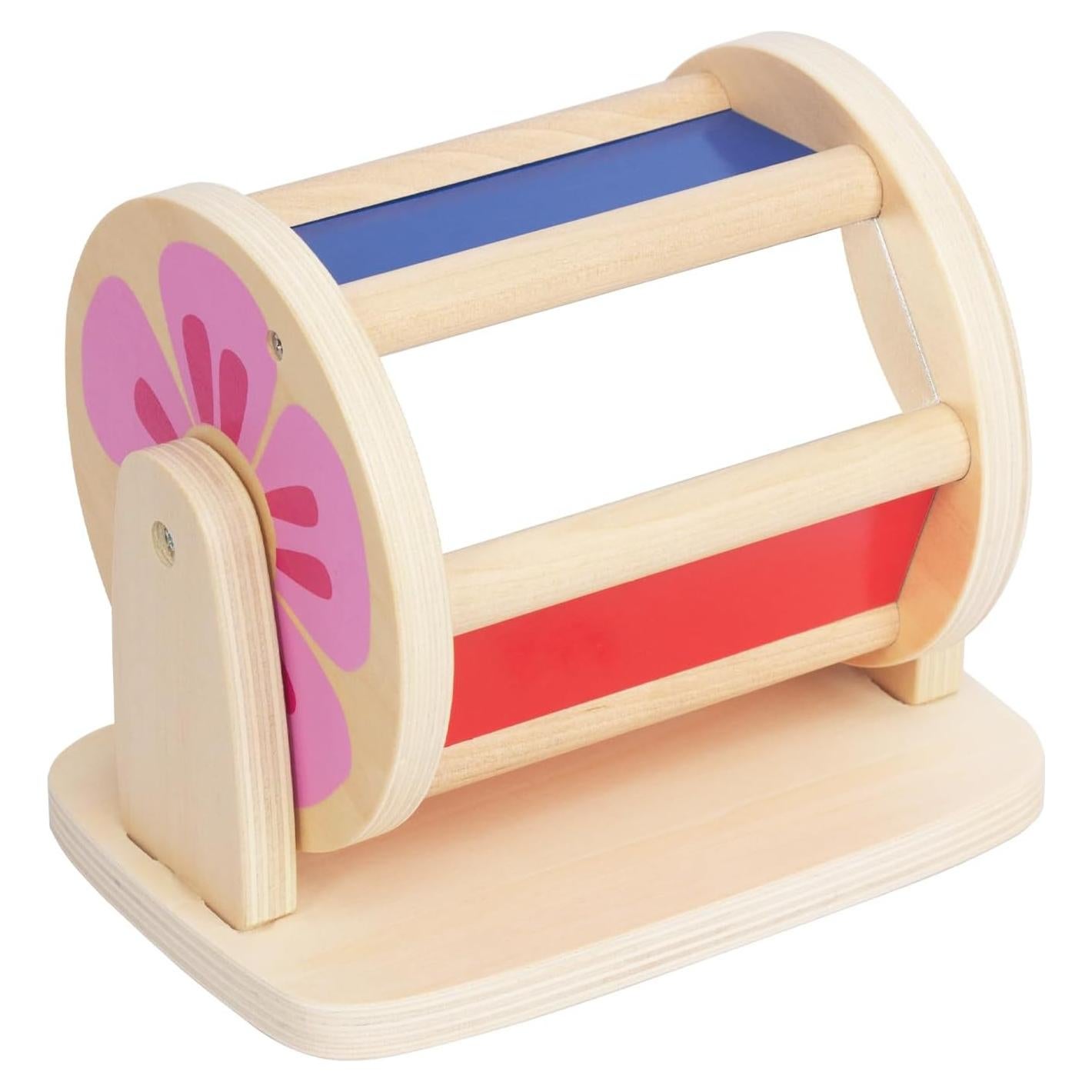 Tambor Giratorio Montessori WOODENFUN para Bebés 0-12 Meses