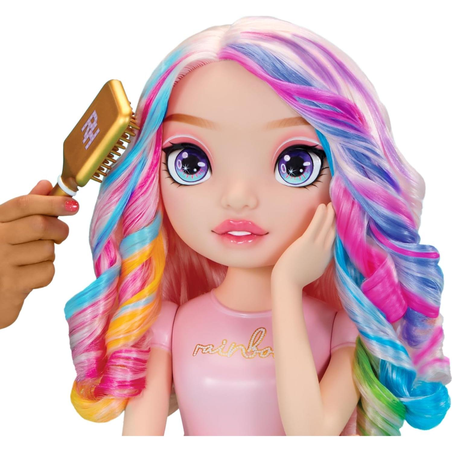 Cabeza de Estilo Rainbow High Bella 33cm - Juego 4 en 1