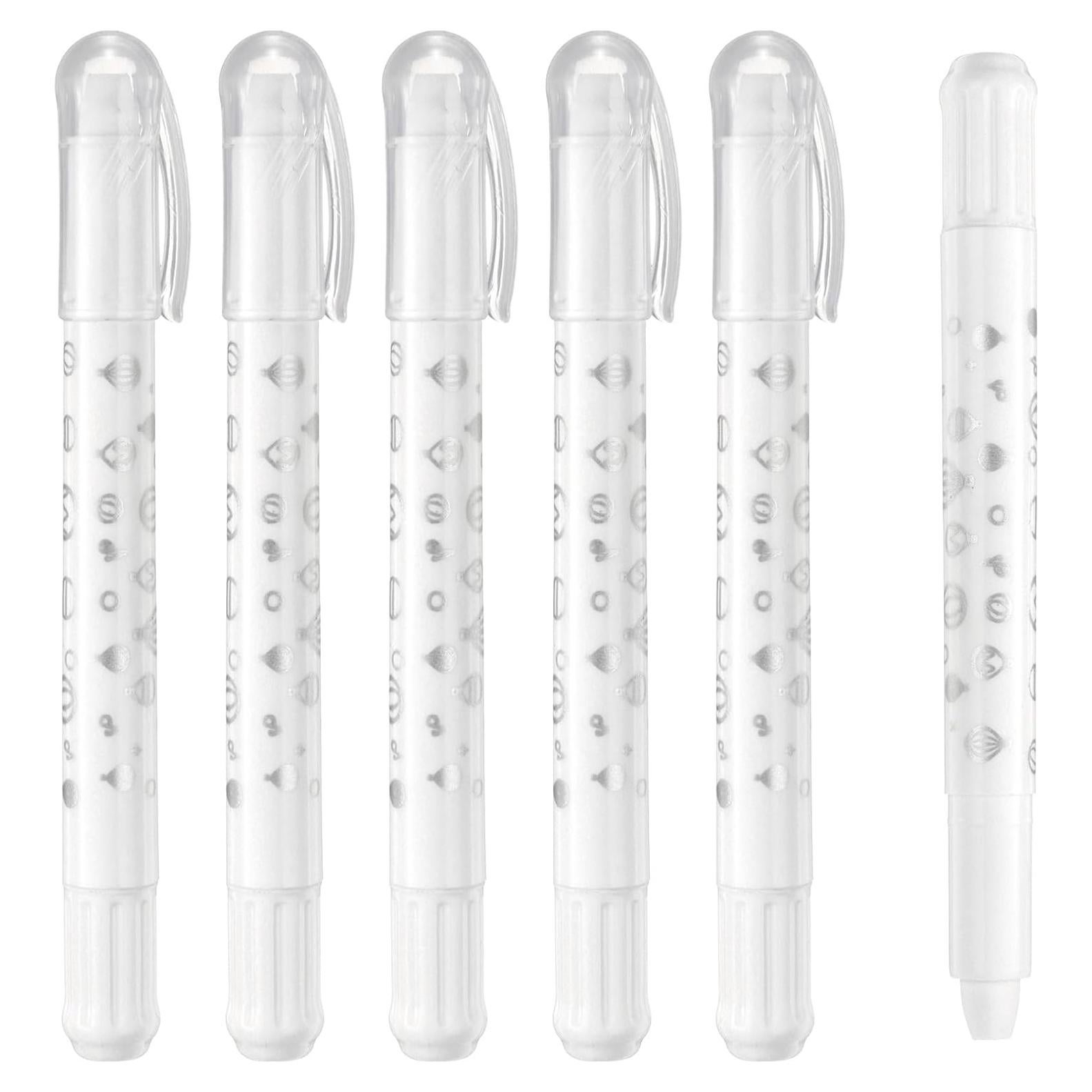 Crayones Acuarelables PATIKIL 6Pcs Lavables Color Blanco