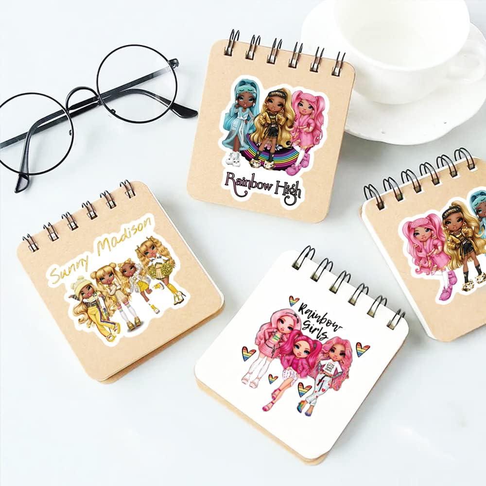 60 Calcomanías Arcoíris VOEMPFE Impermeables para Decoración