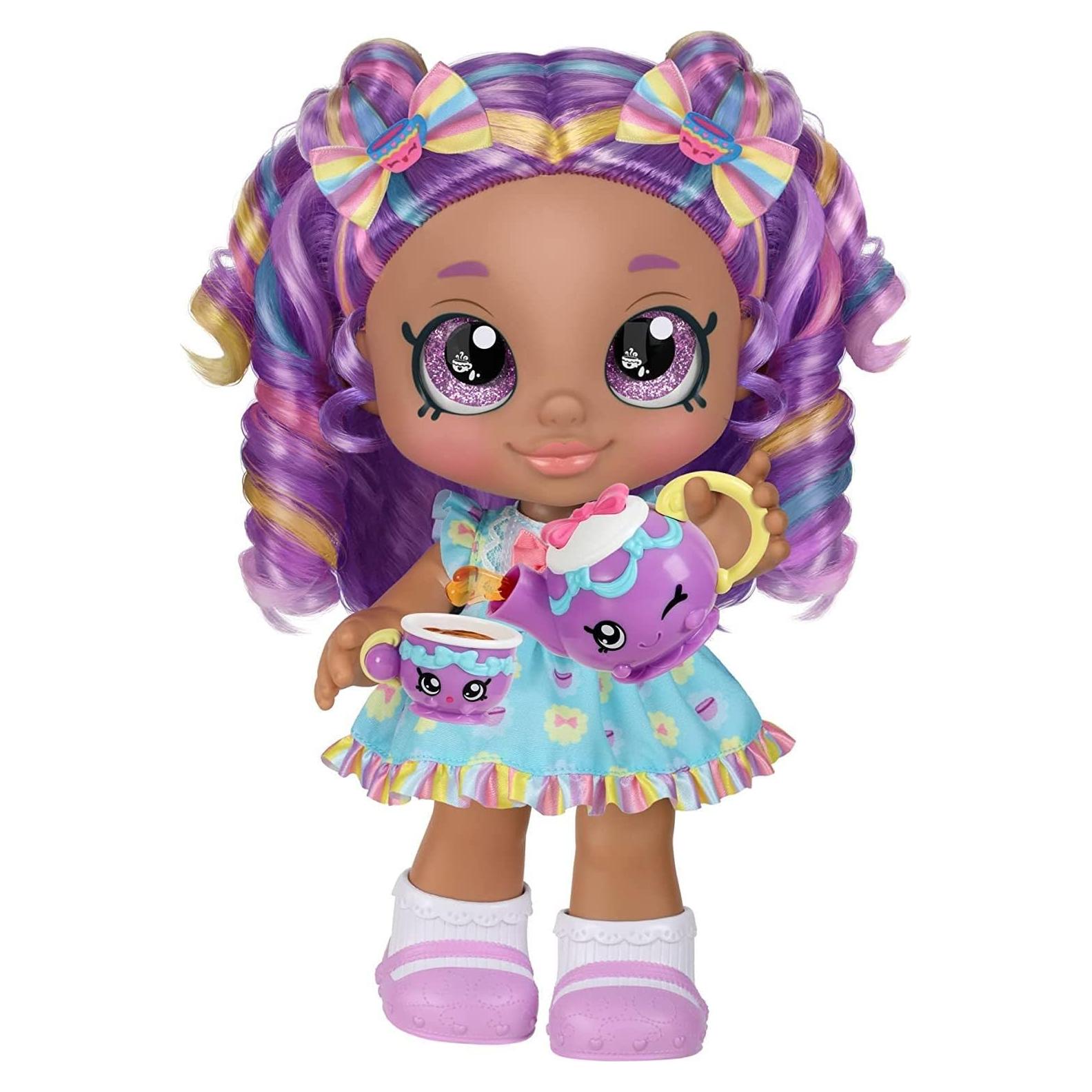 Muñeca Kindi Kids Kirstea con Set de Fiesta de Té y Tapete 61x61cm