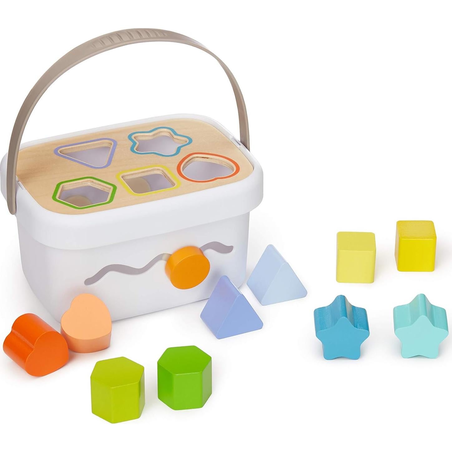 Conjunto de Juguetes de Clasificación y Apilador Amazon Basics