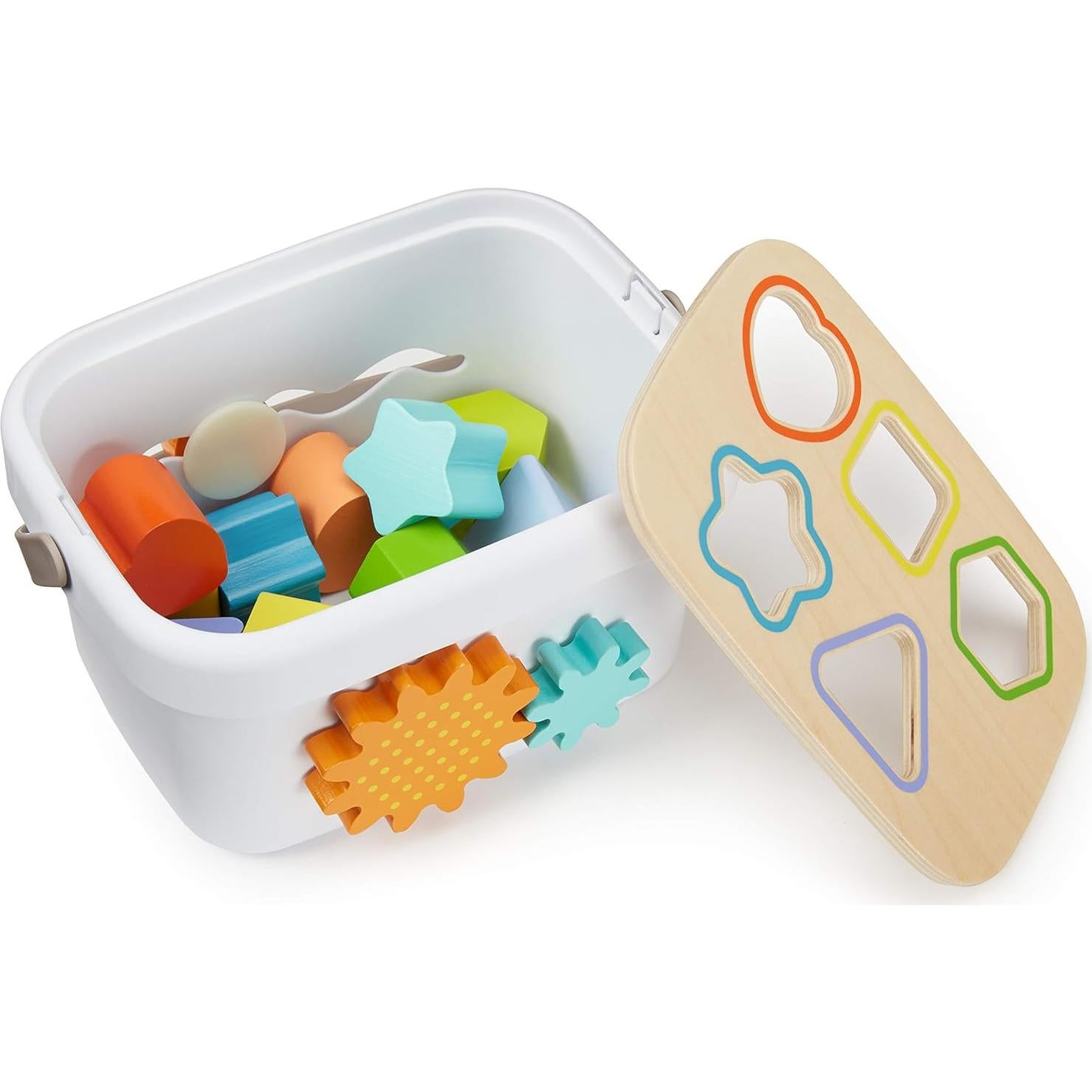 Conjunto de Juguetes de Clasificación y Apilador Amazon Basics