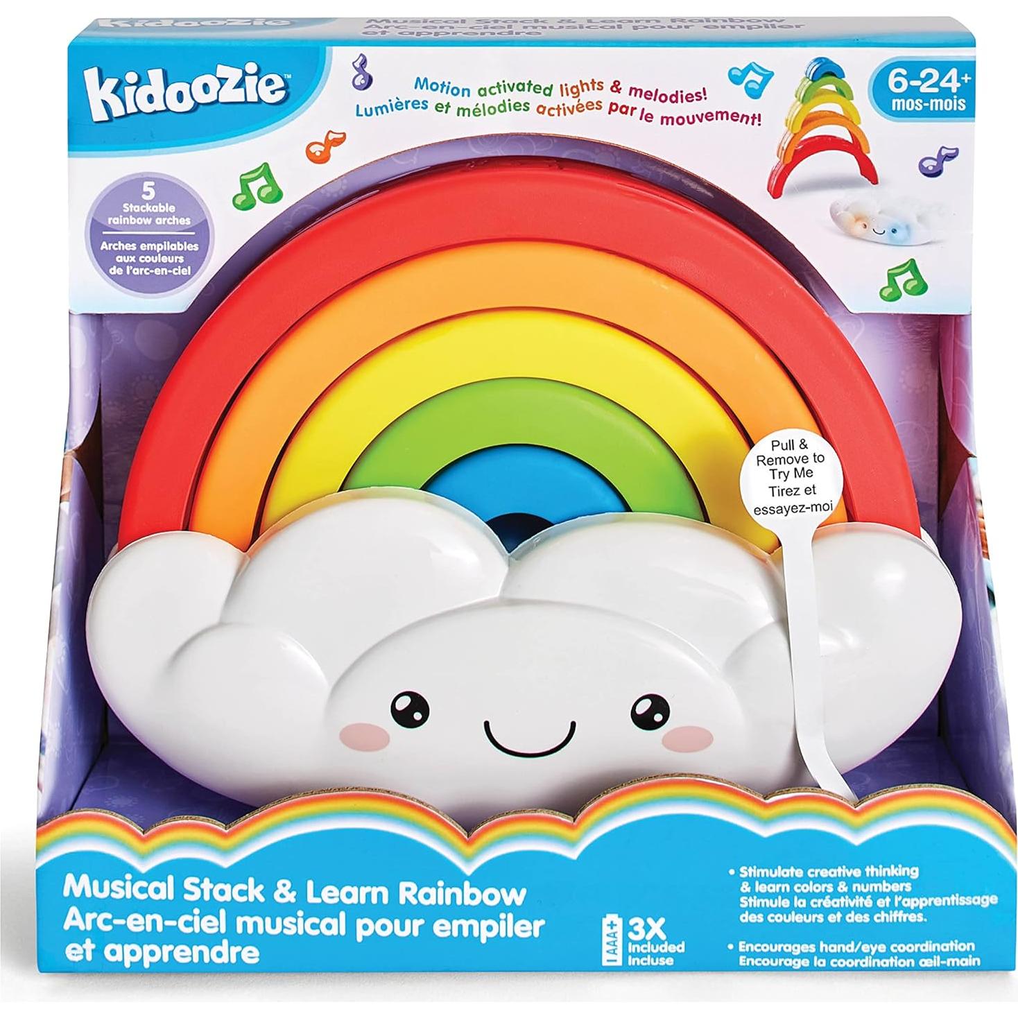 Kidoozie Arcoíris Musical Apila y Aprende - Juguete 6-24M