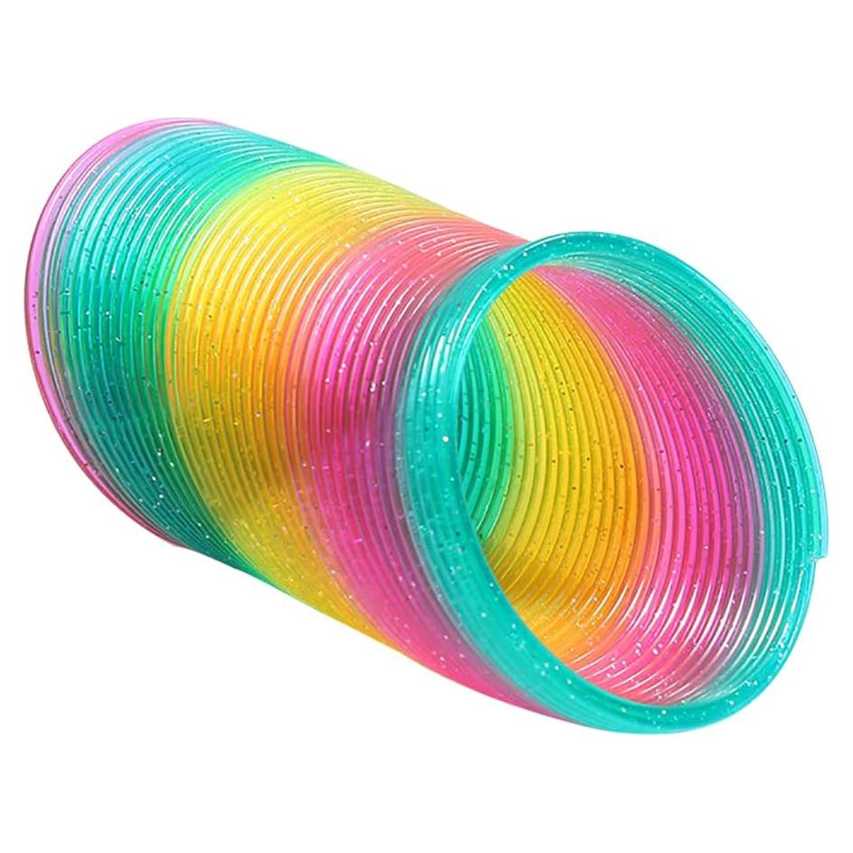 Resorte de Espiral Gigante Arcoíris Vinciph 10.67 cm Juguete