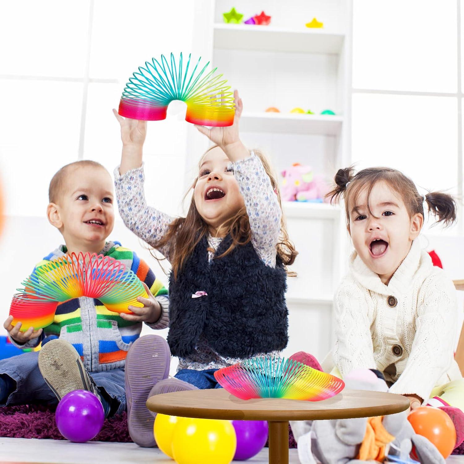 Resorte de Espiral Gigante Arcoíris Vinciph 10.67 cm Juguete