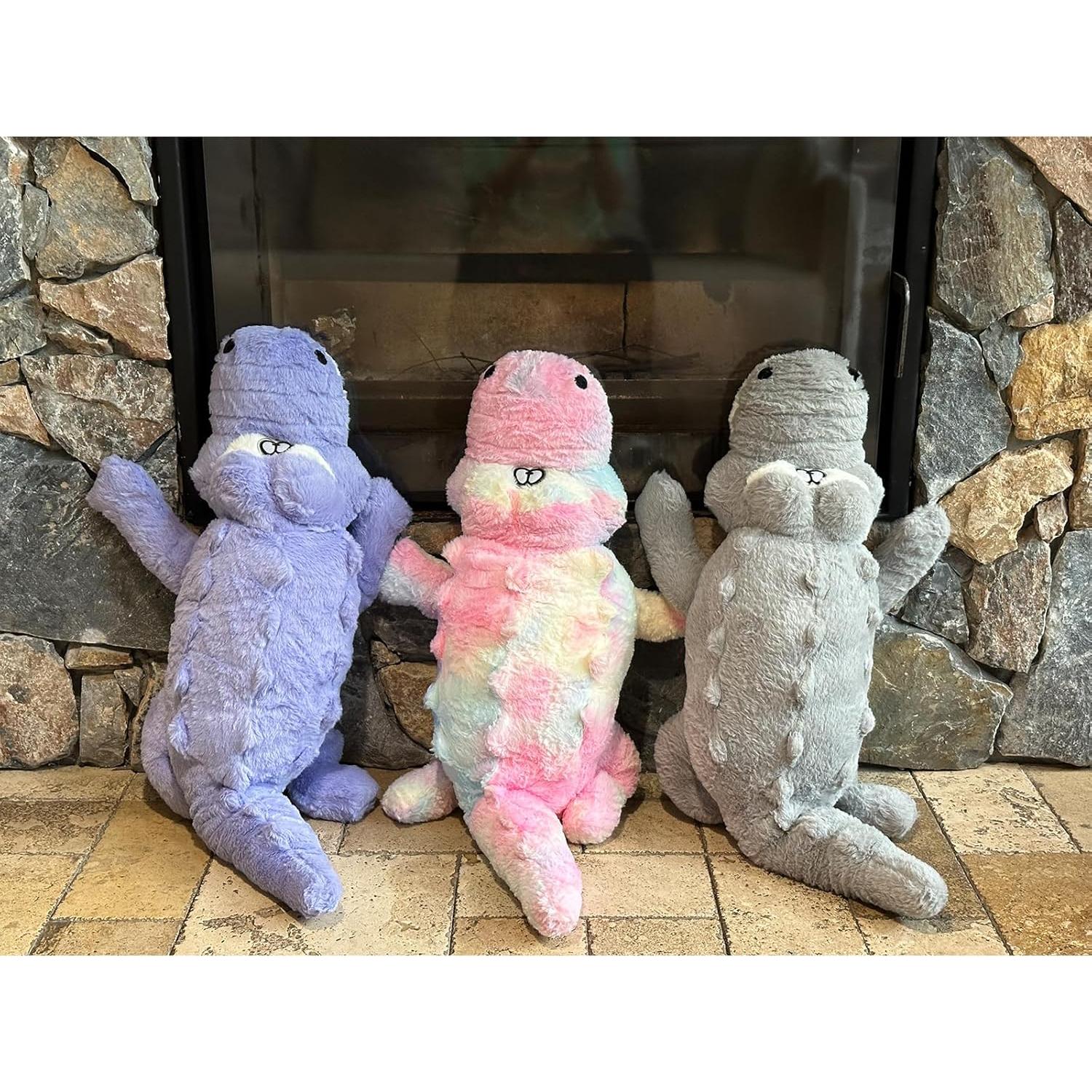 Almohada de Peluche Cocodrilo Hofun4U 96.5 cm Arcoíris