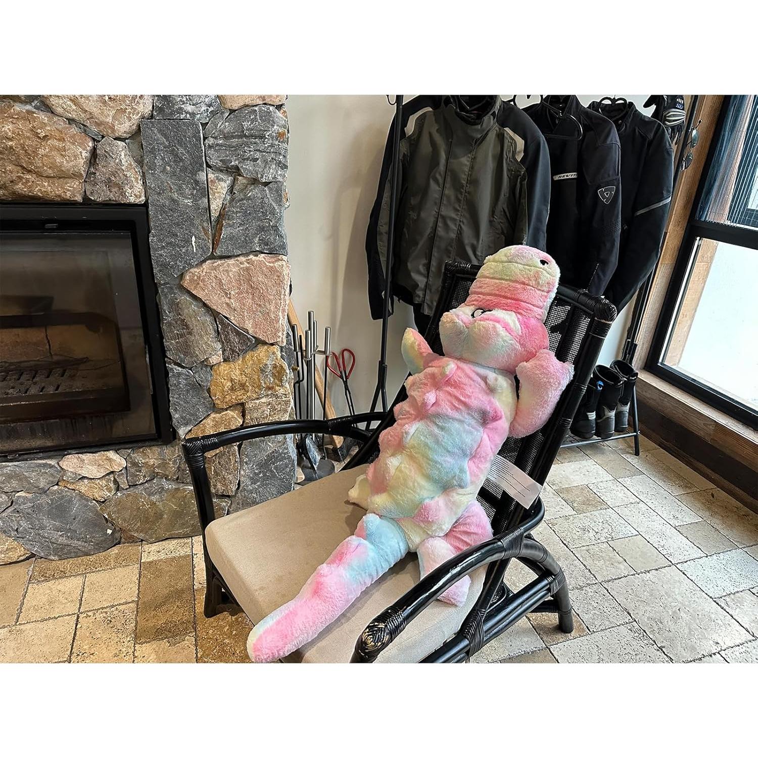 Almohada de Peluche Cocodrilo Hofun4U 96.5 cm Arcoíris