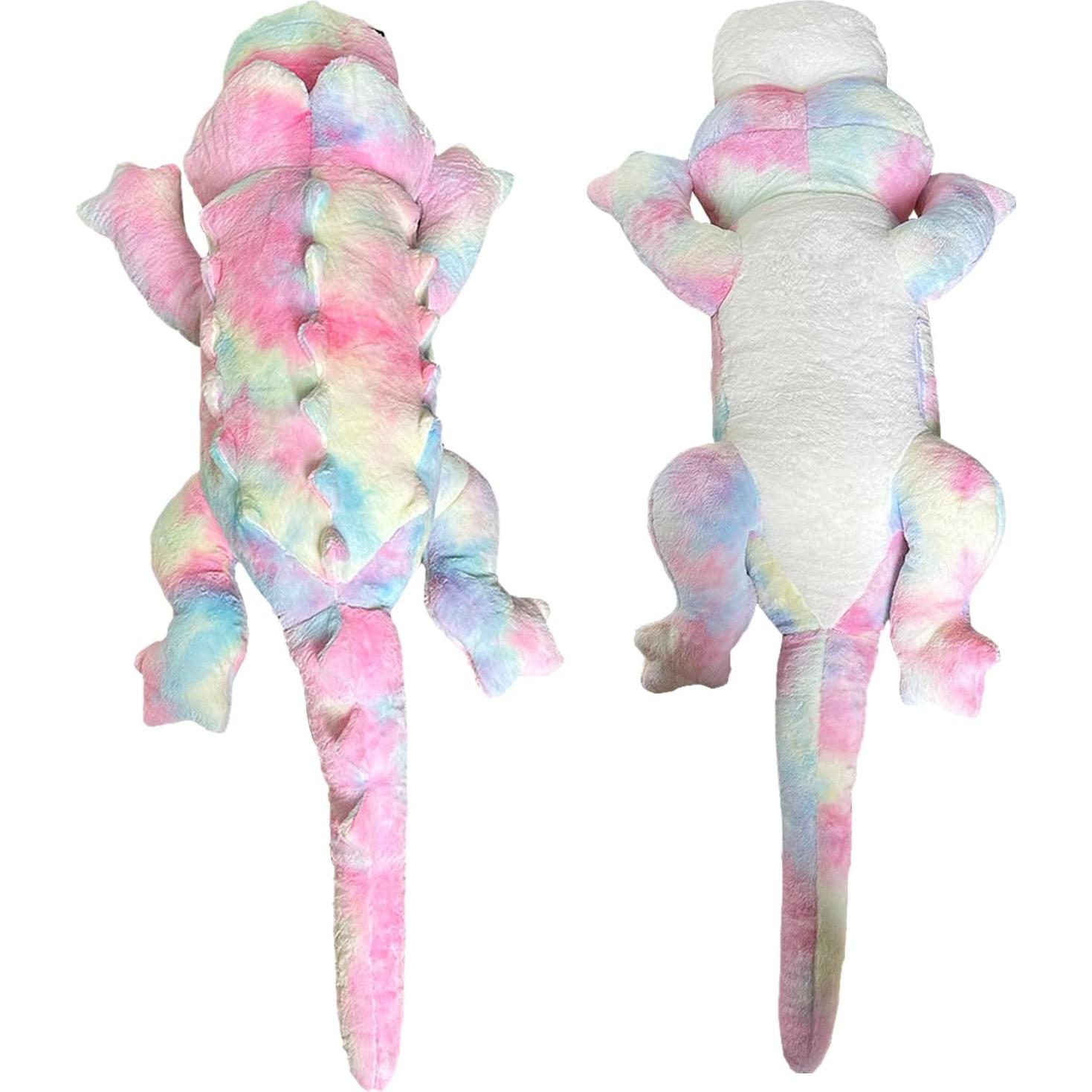 Almohada de Peluche Cocodrilo Hofun4U 96.5 cm Arcoíris