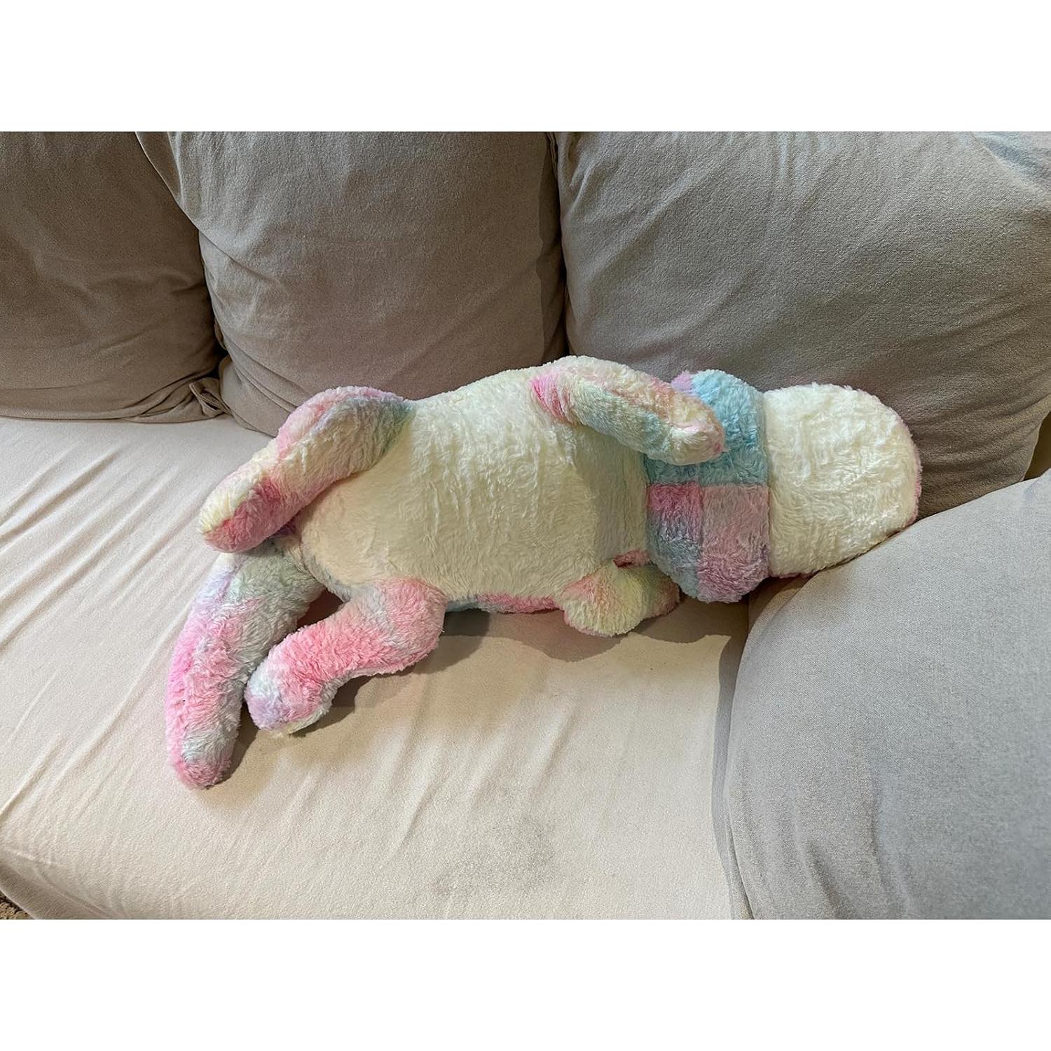 Almohada de Peluche Cocodrilo Hofun4U 96.5 cm Arcoíris