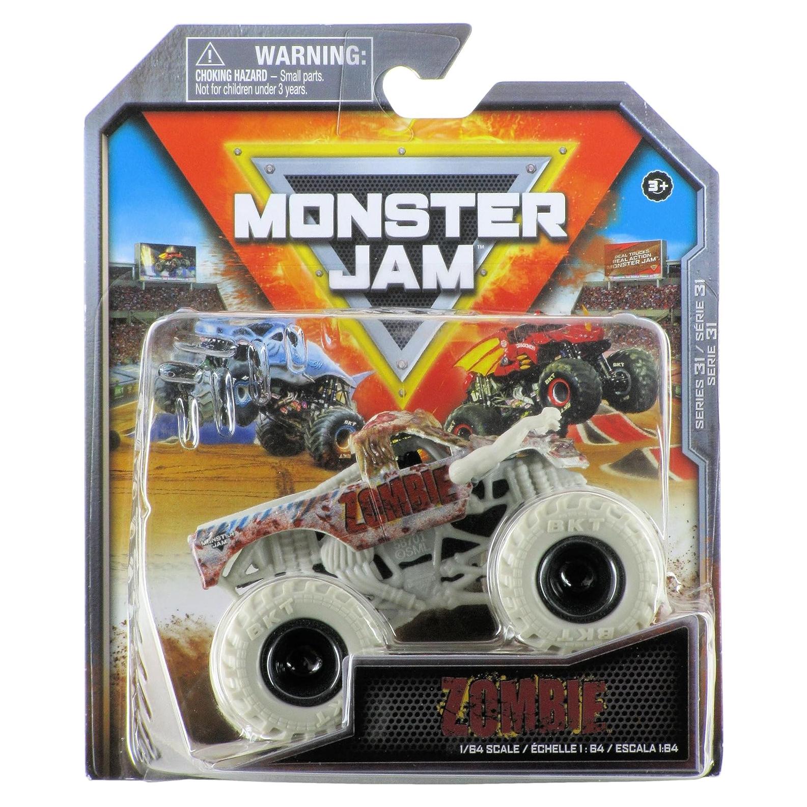 Camión de Diecast Monster Jam 2023 Spin Master 1:64 Zombie