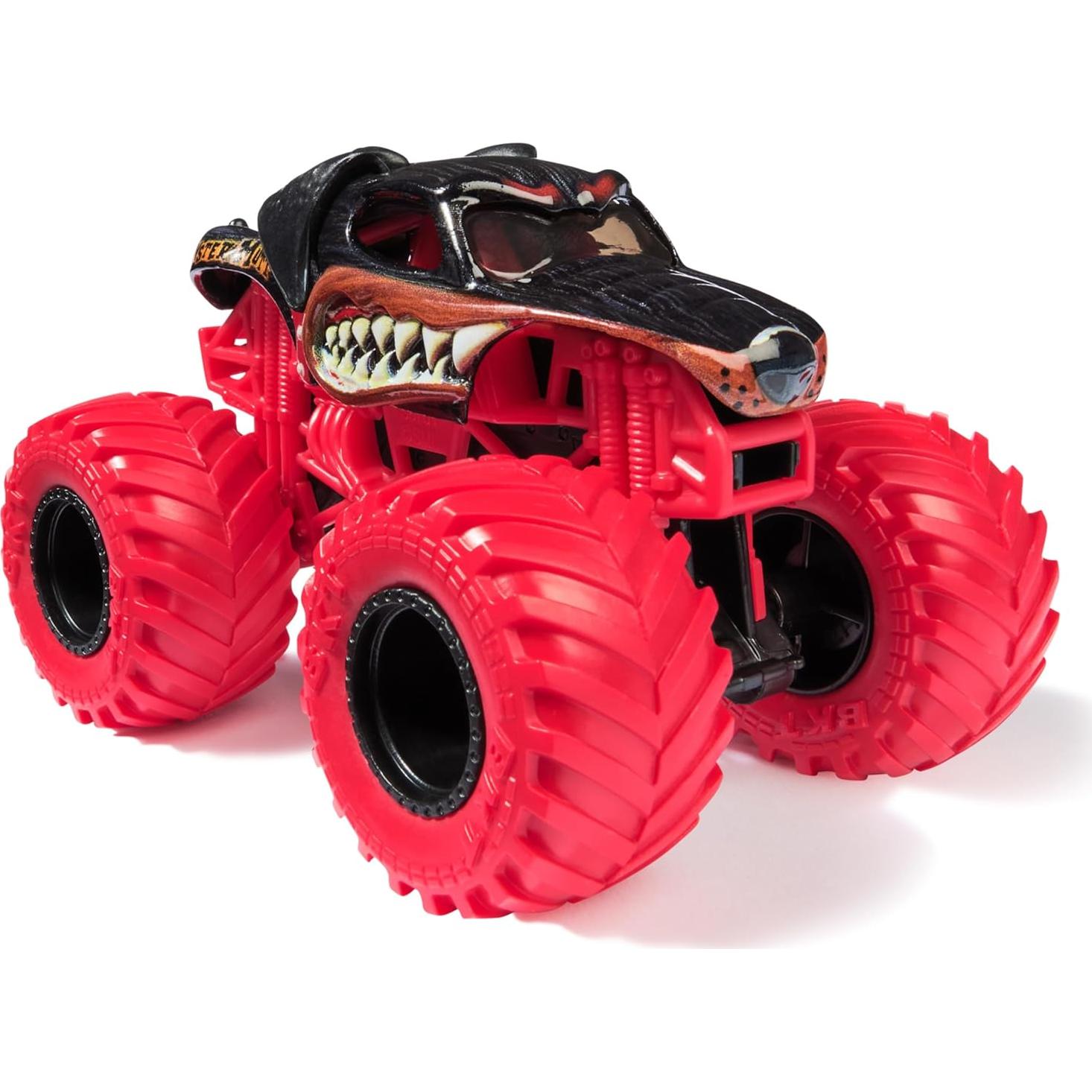Camión Monstruo Metal Fundido Monster Jam Monster Mutt Rottweiler 1:64