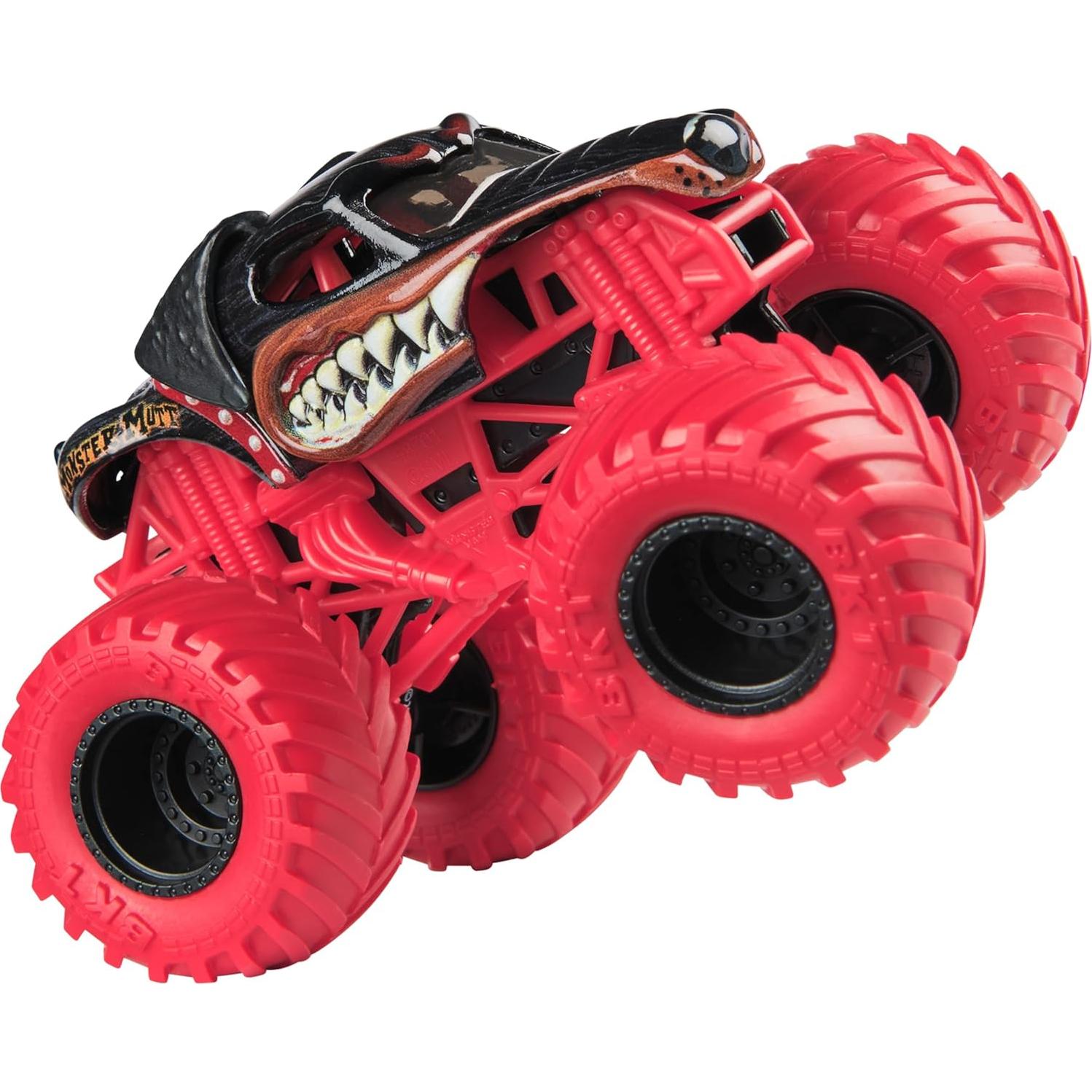 Camión Monstruo Metal Fundido Monster Jam Monster Mutt Rottweiler 1:64