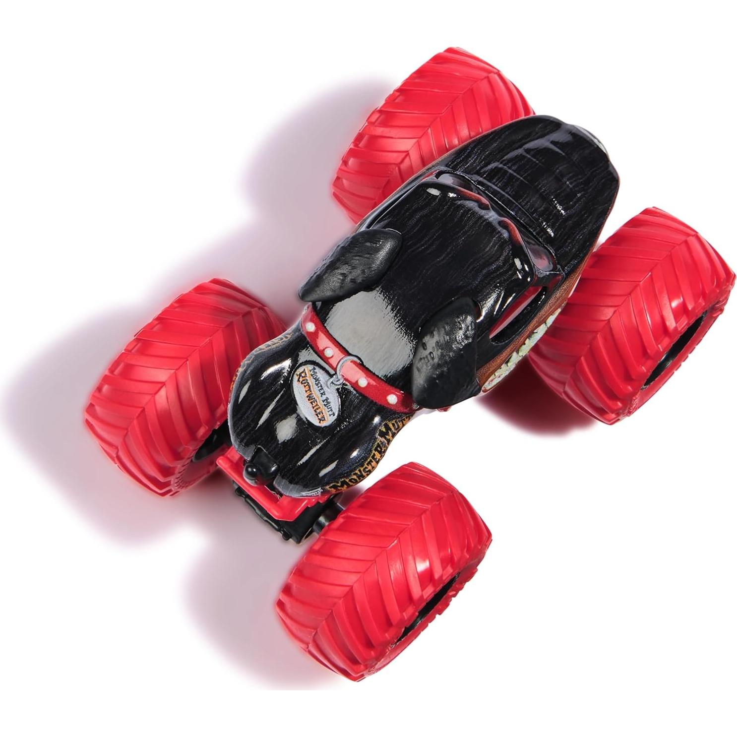 Camión Monstruo Metal Fundido Monster Jam Monster Mutt Rottweiler 1:64