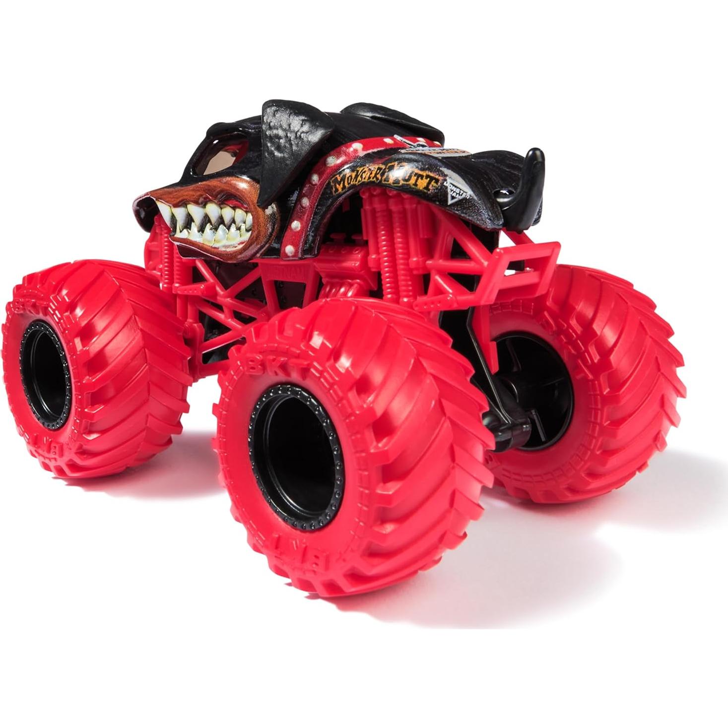 Camión Monstruo Metal Fundido Monster Jam Monster Mutt Rottweiler 1:64