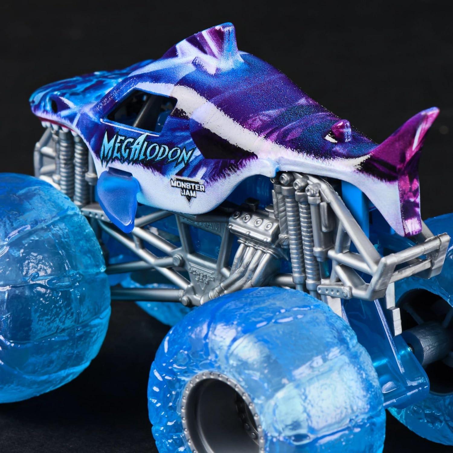 Camión Monstruo Diecast Monster Jam 2025 Megalodon 1:64