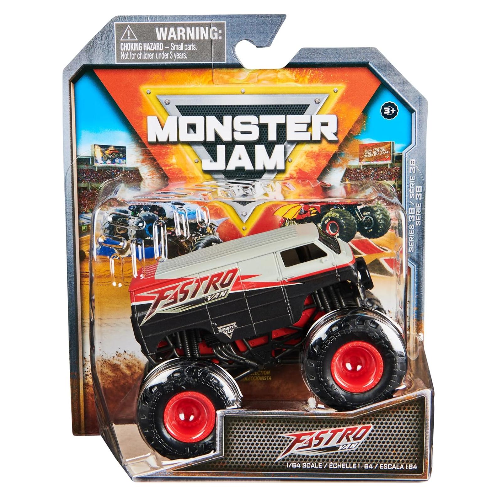 Camión Monstruo Die-Cast Monster Jam 1:64 para Niños 3+