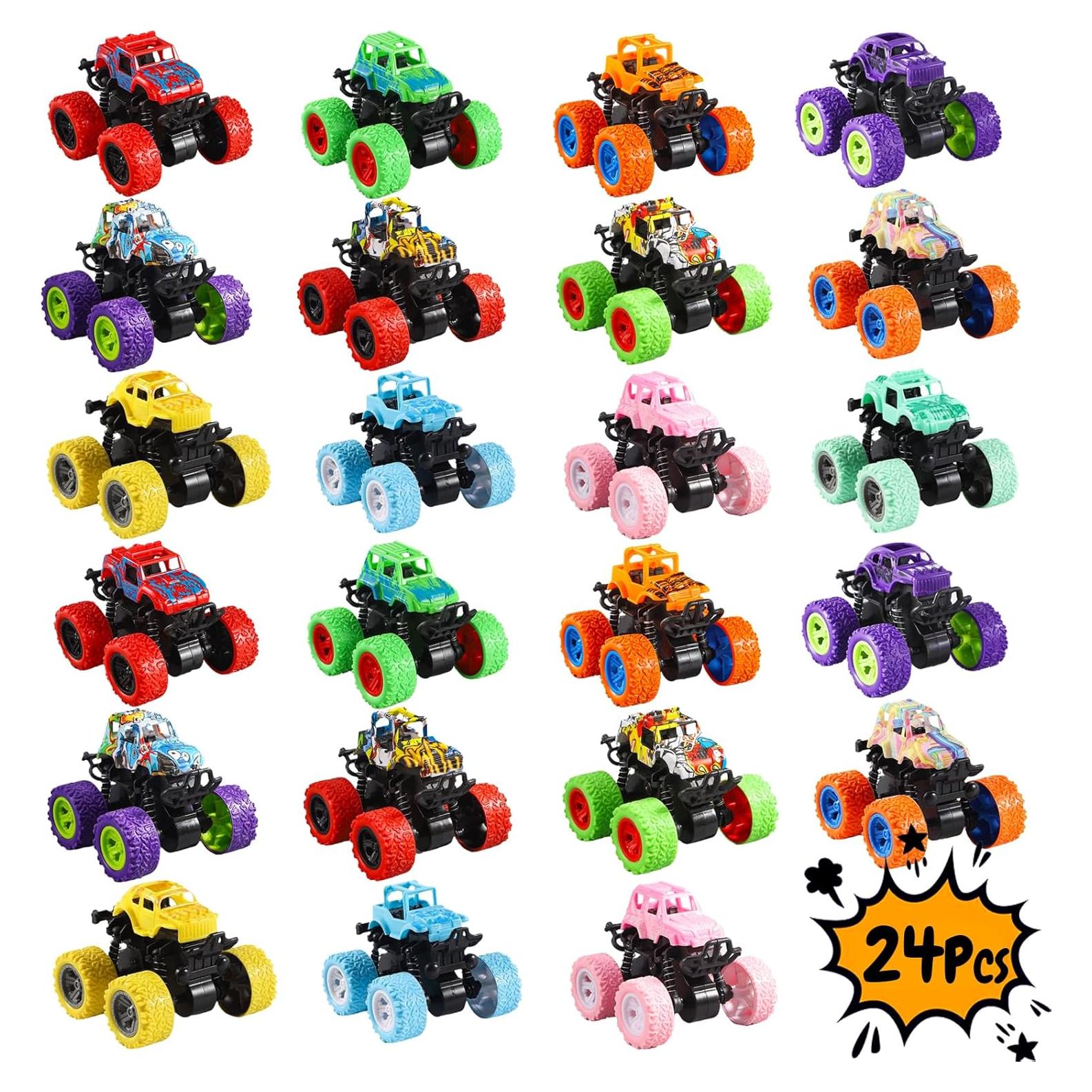 Camiones Monstruo a Fricción SUNPROUND - 24 Piezas 1.61 kg
