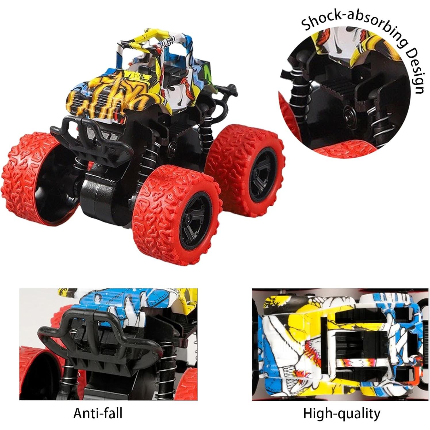 Camiones Monstruo a Fricción SUNPROUND - 24 Piezas 1.61 kg