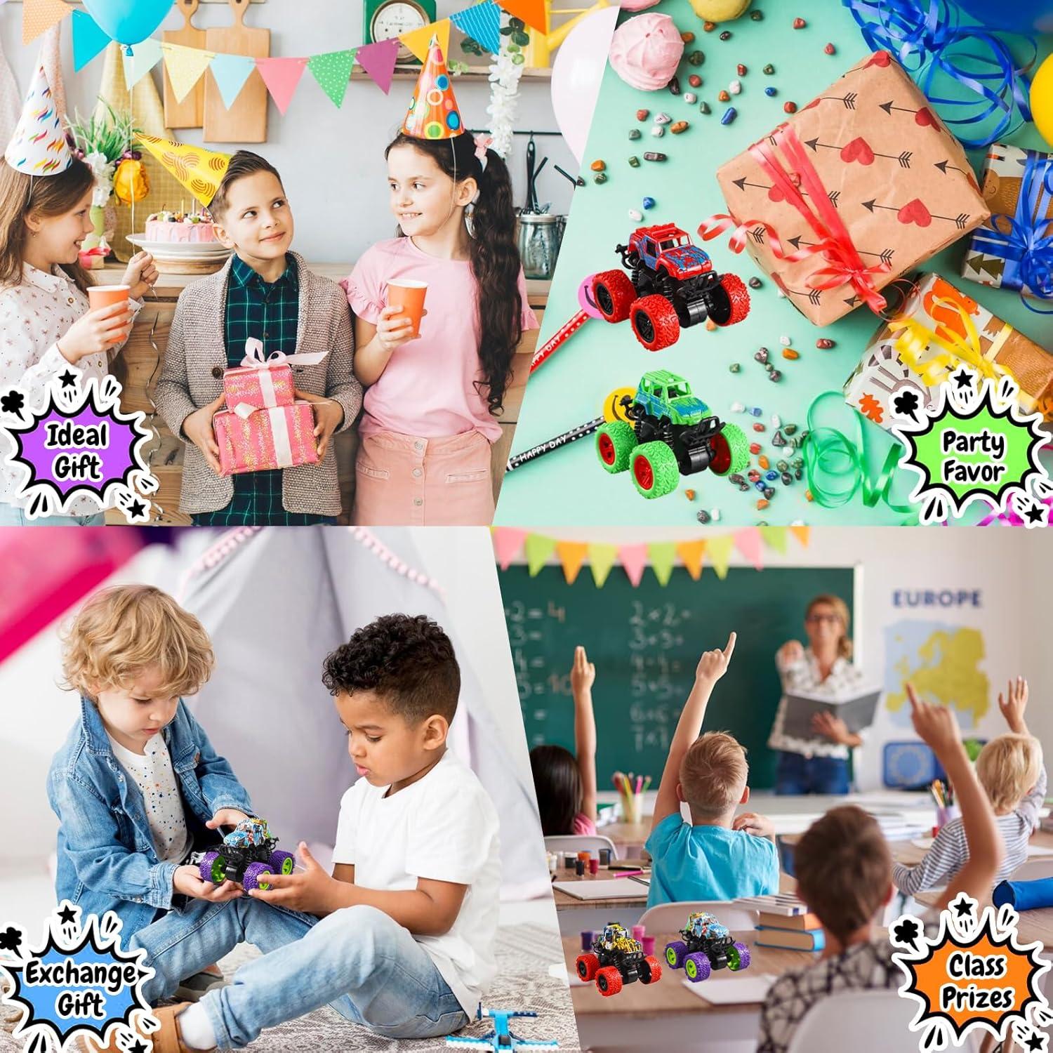 Camiones Monstruo a Fricción SUNPROUND - 24 Piezas 1.61 kg